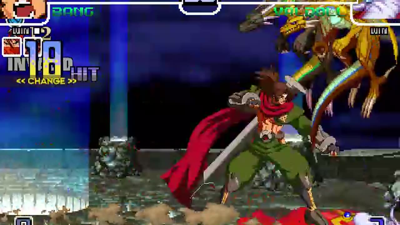 Bang Shishigami, Eiji Kisaragi, and Strider Hiryu (Me) vs Valdoll