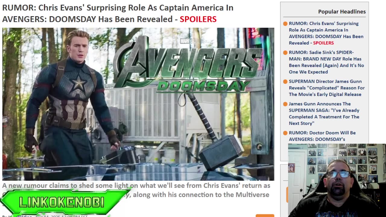 Chris Evans Rumored To Appear In Avengers Doomsday Movie