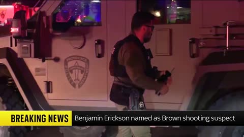 Benjamin Erickson named as Brown University shooting suspect in police custody.