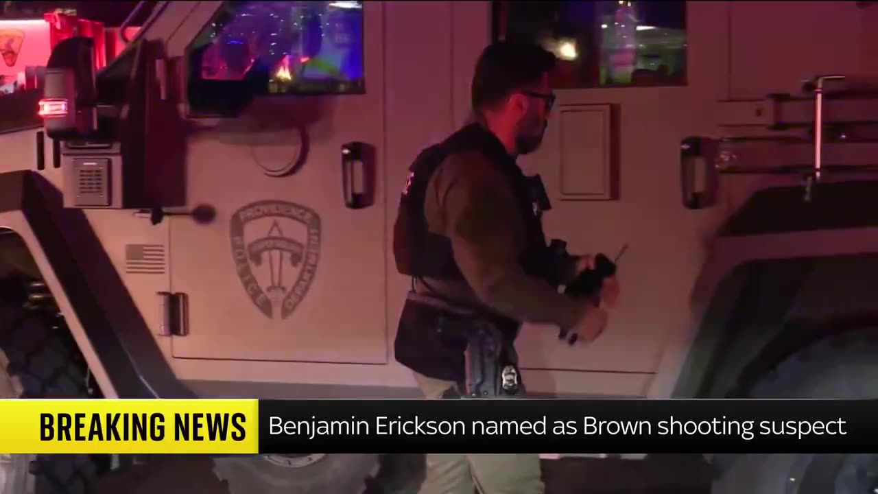 Benjamin Erickson named as Brown University shooting suspect in police custody.