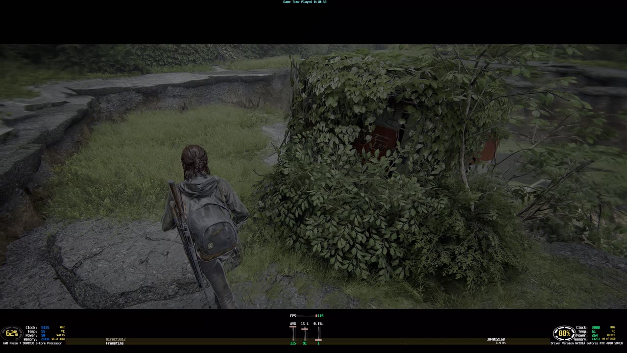 The Last of Us Part II Remastered 21:9 4k HDR PC Gameplay 9800x3d RTX 4080 Super