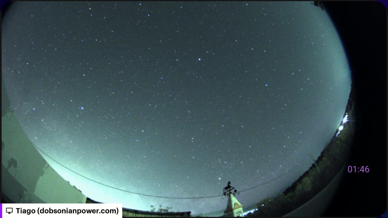 LIVE CAM LYRIDS METEOR SHOWER 2025