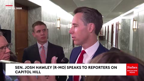 Josh Hawley Reacts To Senate Parliamentarian Blocking Medicaid Cuts to Illegals