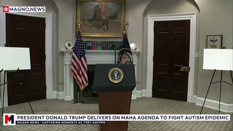 🇺🇸 President Trump Unveils Historic MAHA Plan to End Autism Epidemic with RFK Jr. and Dr. Oz [LIVE]