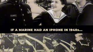 Military - Humor AI USMC If Marines Had Cell Plones In 1940s