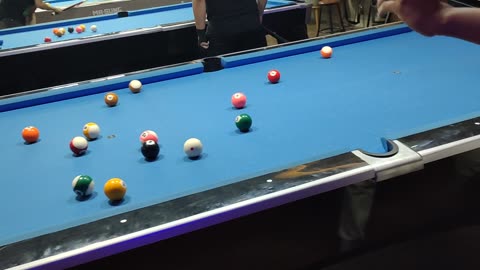 billiard foul shot