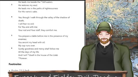 Forest and Fields Daily reading: Psalm 23