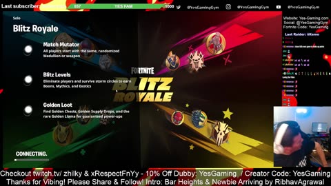 Freedom Fortnite Tournament Solo Builds on Fortnite Daily Show with Host DjS Oh YES! Gaming in Fishers