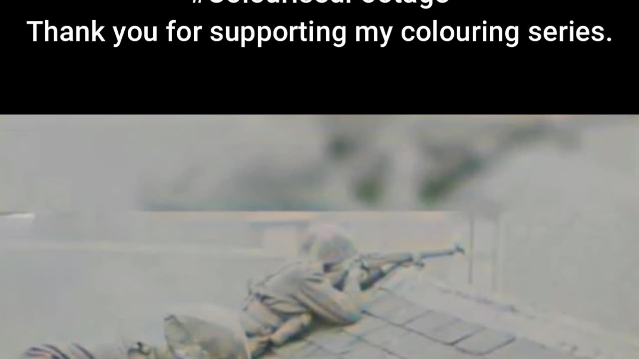 1943 British Troops Practice Rooftop Assault #ColourisedHistory