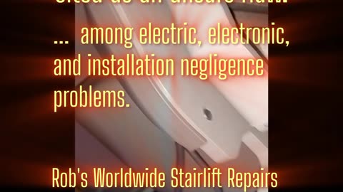 If your Bruno ® stairlift has not been fully retrofitted…noticed instabilit, or hesitation?