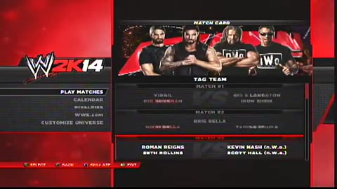 WWE 2K14. No mic not feeling good.(8_20_14) - 1 _ 5