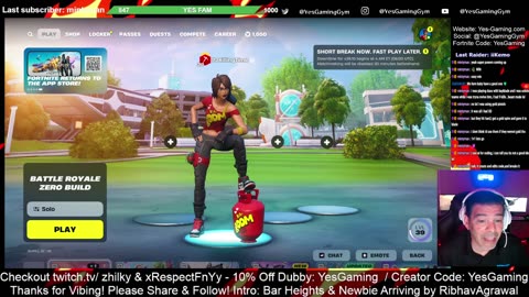 Getting The Heat on Fortnite Daily Show with Host DjS Oh YES! Gaming in Fishers