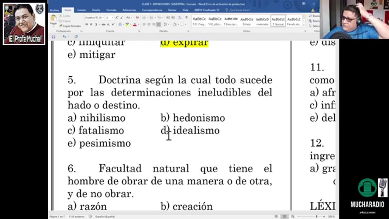 EXCLUSIVA UNI SEMESTRAL | Semana 01 | RV