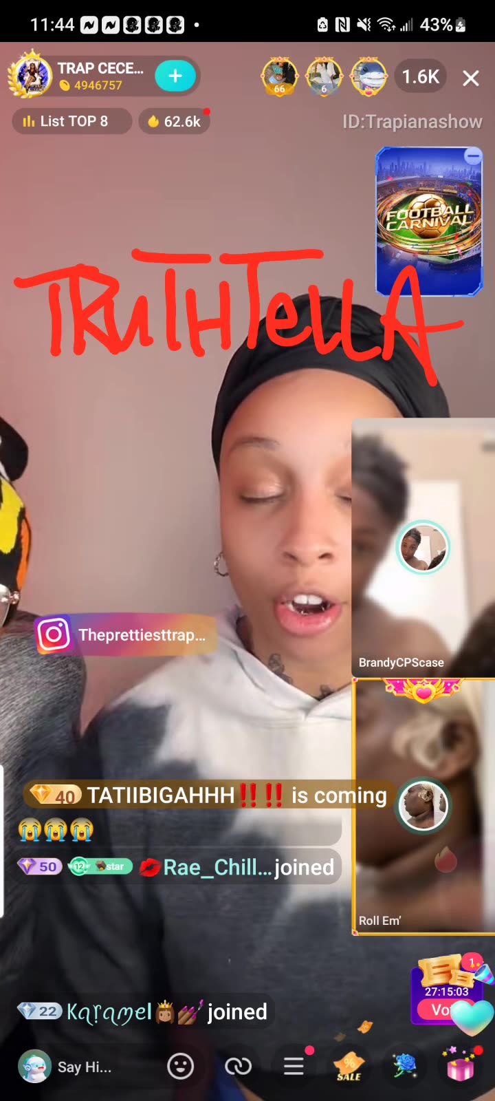 TRAP CECE & LIONEL MONDAY NIGHT LIVE PT. 2