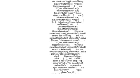 How to open and close Angular mat menu on hover