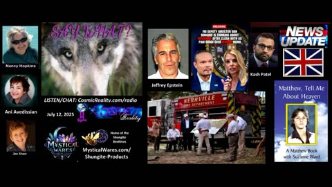 SAY WHAT 7/12/25 - Epstein Files No List to TX Floods