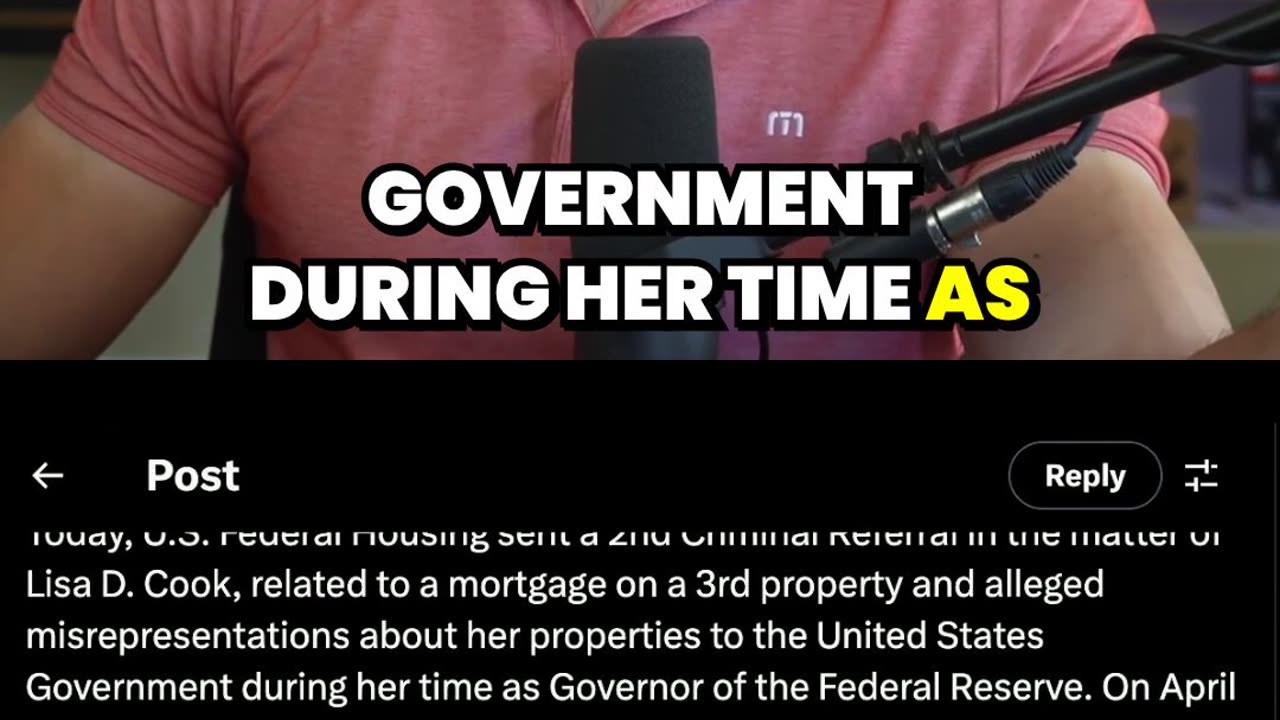 Lisa Cook EXPOSED in Mortgage Fraud Scandal Three Strikes and Out