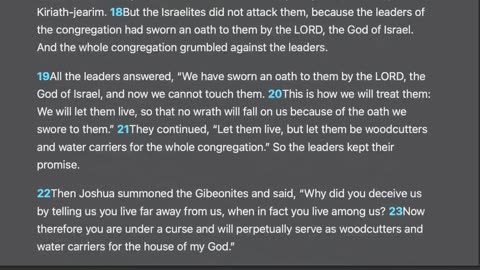 Joshua 9