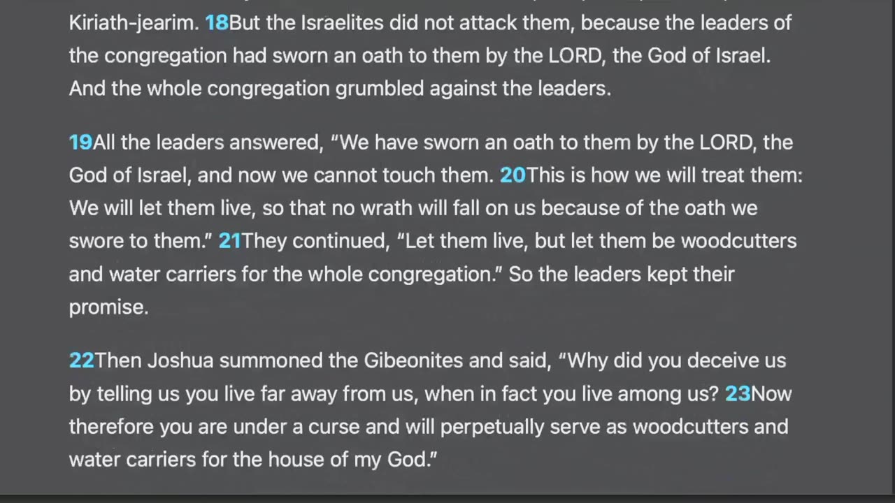 Joshua 9