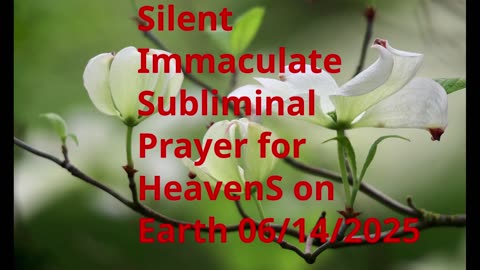 Silent Immaculate Subliminal Prayer for HeavenS on Earth 06-14-2025