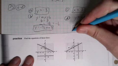 Saxon Algebra 1 Lesson 75 (a, b, c, d)