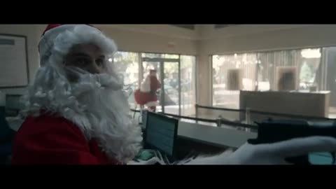 Novocaine (2025) 4K | Killer Santa Bank Robbery Scene | Twisted Holiday Heist | Movieclips
