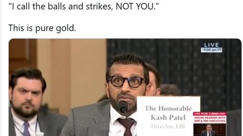FBI Director Kash Patel Shuts Down Whiny Democrat with an Epic Reply After She Demands Him to Investigate Trump Admin Over Signal Chat Incident