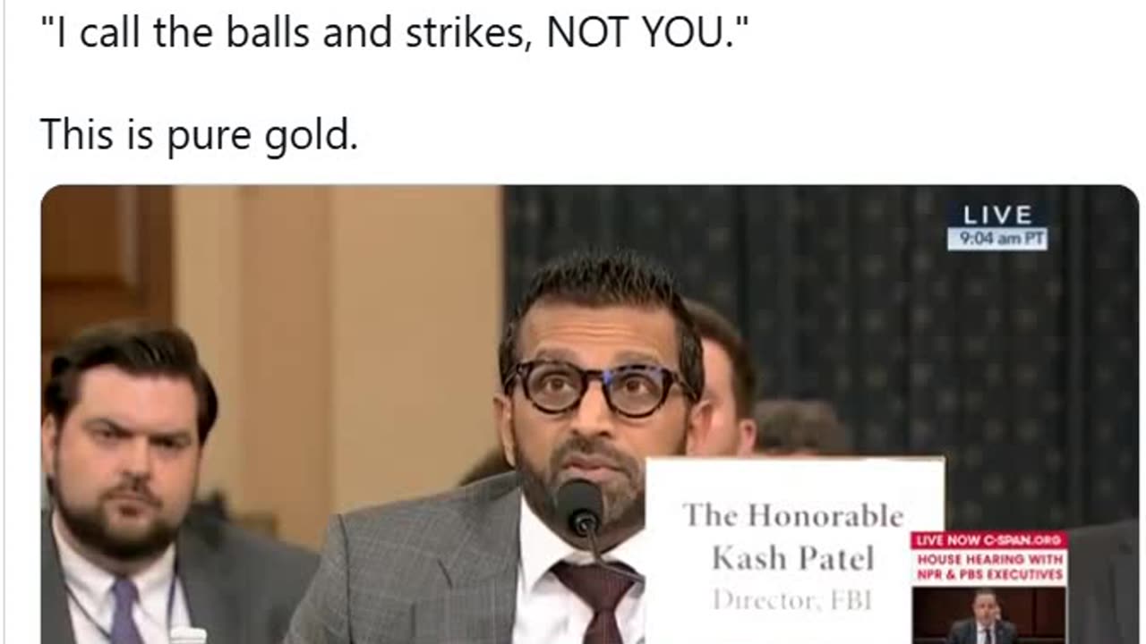 FBI Director Kash Patel Shuts Down Whiny Democrat with an Epic Reply After She Demands Him to Investigate Trump Admin Over Signal Chat Incident