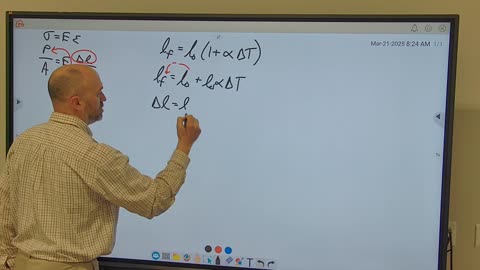 Mechanics of Materials: Thermal expansion imposed stress