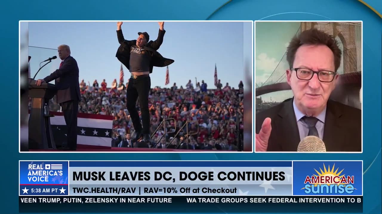 ELON LEAVES DC - DOGE CONTINUES