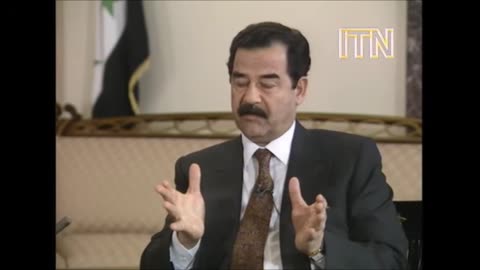 SADDAM HUSSEIN INTERVIEW WITH ENGLISH JOURNALIST