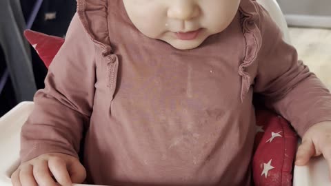 Baby Kayla Tries a Christmas Cookie 🍪🎄 — Cute Holiday Moment