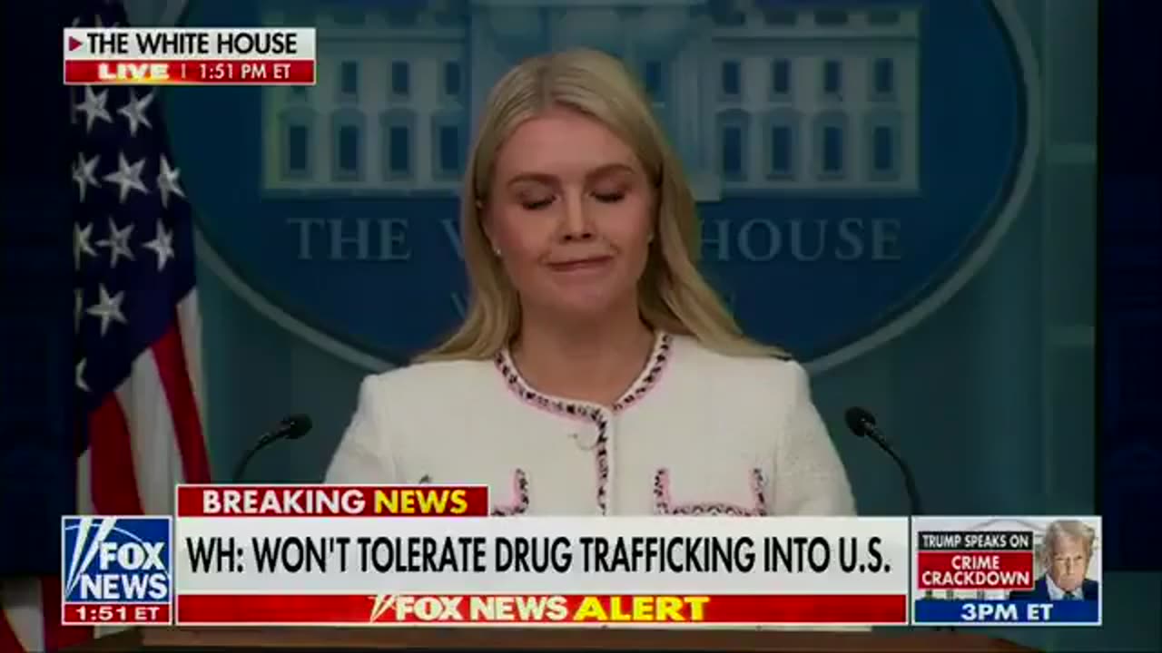 PRESS SEC LEAVITT: NO DE-ESCALATION FROM THE UNHINGED LEADER OF COLOMBIA