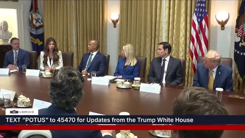 President Trump Participates in a Cabinet Meeting, July 08, 2025