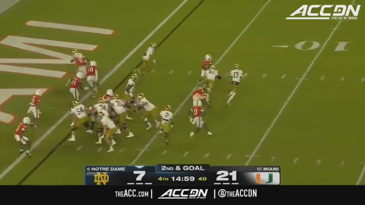 US Sports Football Feat. Notre Dame vs. Miami Game Highlights