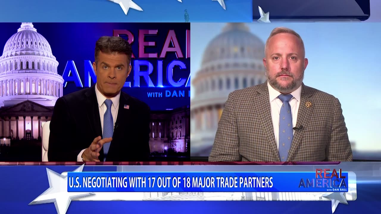 REAL AMERICA -- Dan Ball W/ Rep. Russell Fry, Pres. Trump's Tariffs Are Working, 5/7/25