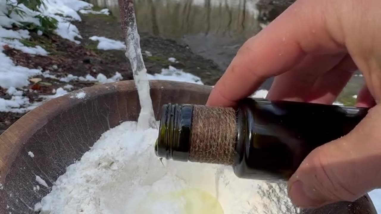 Rustic Cooking in the Wild: Delicious Nature Meal by the Fire