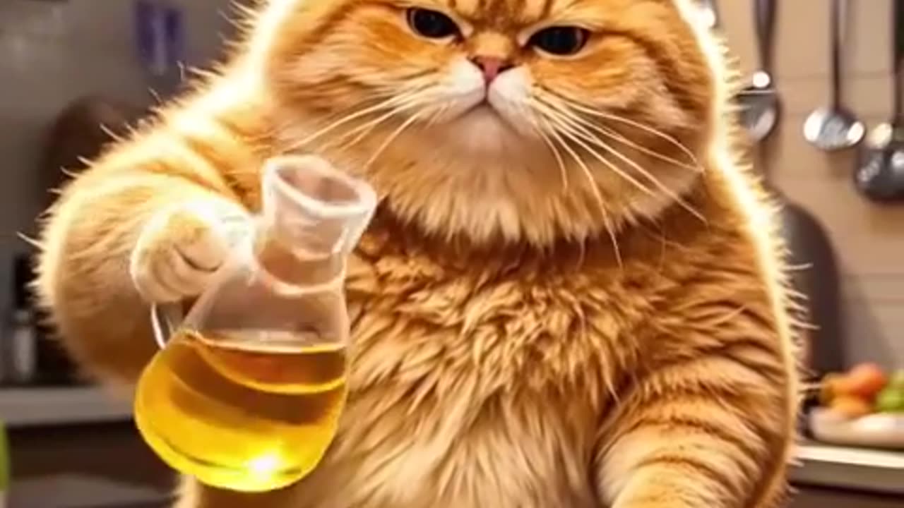 orange cat and crocodile