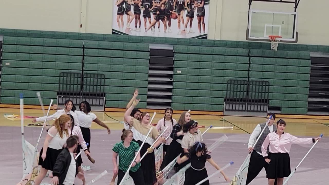 Kennedale High School Winter Guard Performance 03/14/2025