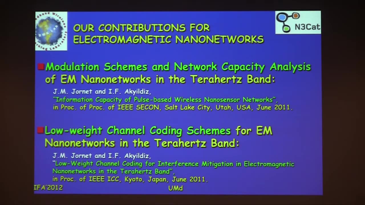 Fundamentals of Molecular Nano-Communication Networks 2022 Ian Akyildiz Broadband Wireless Networking Lab School of Electrical and Computer Engineering Georgia Institute of Technology