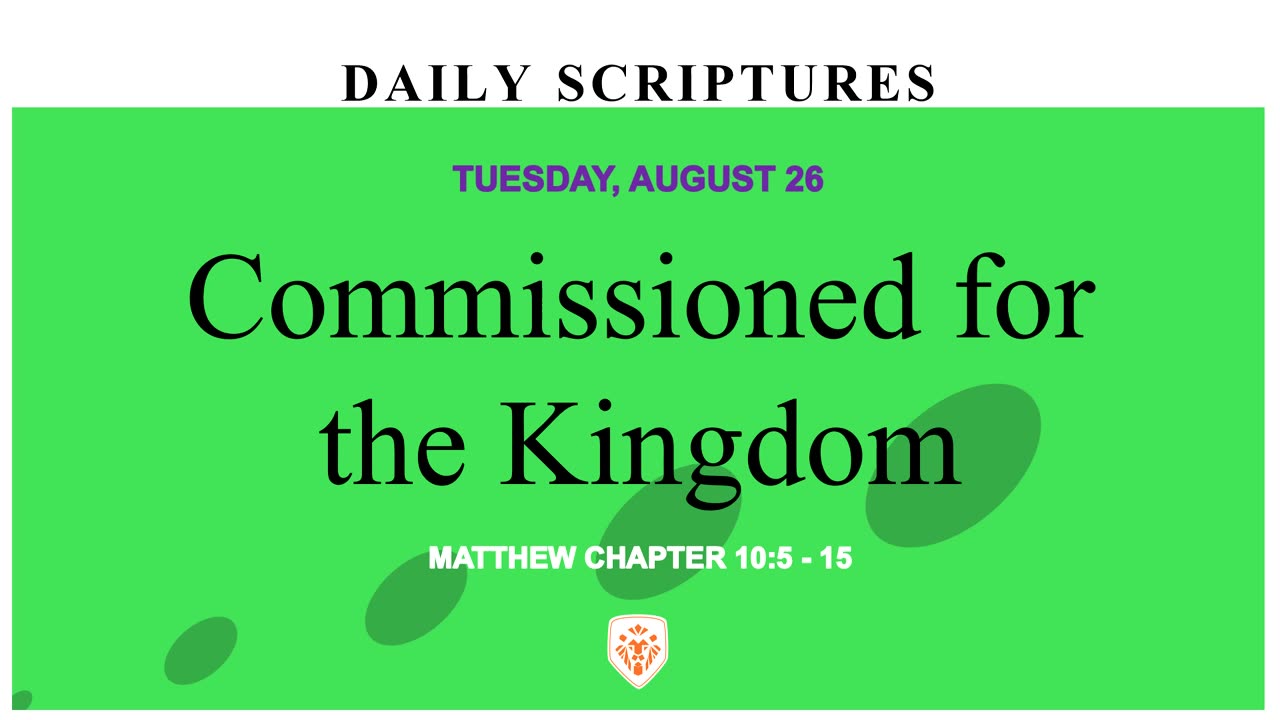 Commissioned for the Kingdom