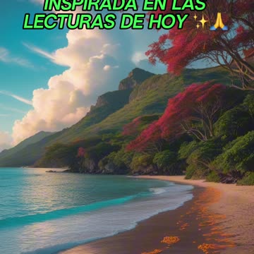 🙏✨Oración Inspirada en las Lecturas de Hoy ✨🙏