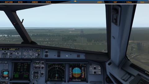 Landing in Destin (KVPS)