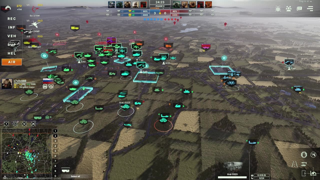 Russian Indirect Fires Take the Center l Broken Arrow (RU Moto-Mech)