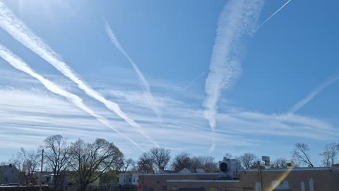 Afternoon sky 4/17 4:07pm(part 2). SEE the see-trAAles