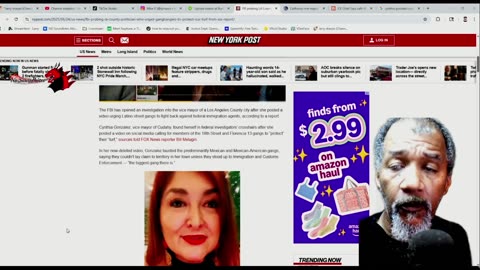 Elected CA Official Targets US Law Enforcement For Gang War