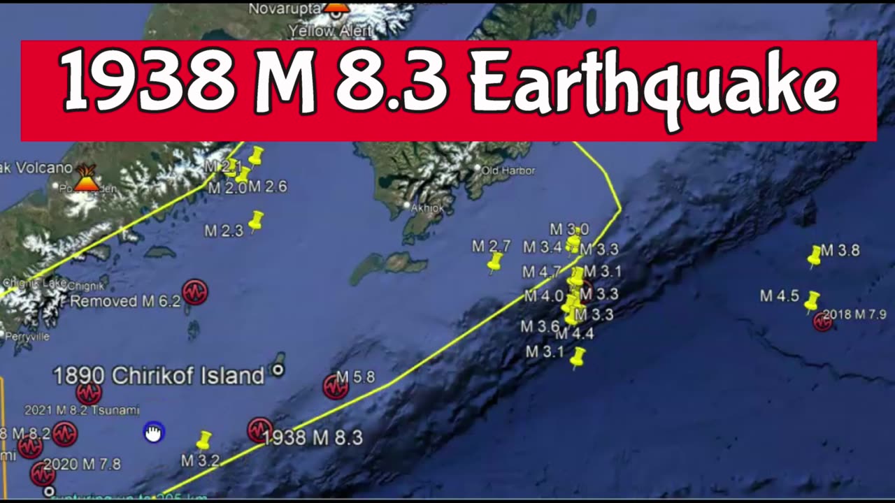 Alaska M 5.0 Quake Near Old Harbor: Earthquake Swarm & Faults