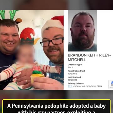 Registered pedophile listed as a child abuser used legal loophole to adopt a baby