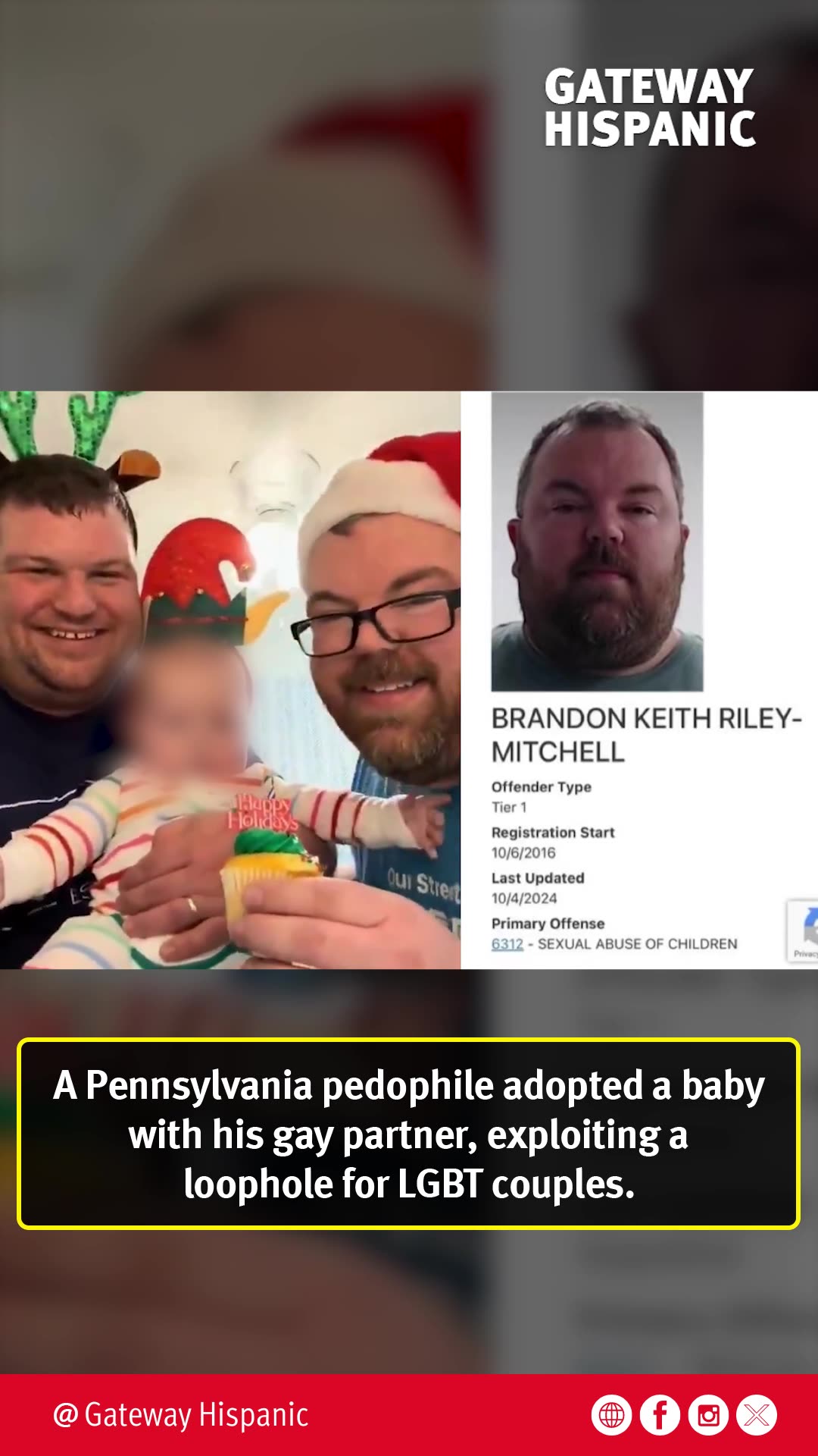 Registered pedophile listed as a child abuser used legal loophole to adopt a baby