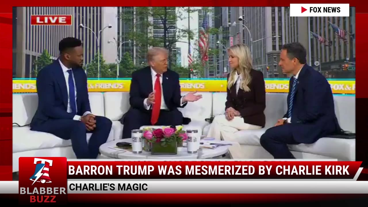 Barron Trump Was Mesmerized By Charlie Kirk